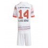 Dječji Nogometni Dres Bayern Munich Luis Diaz #14 Gostujuci 2025-26 Kratak Rukav (+ Kratke hlače)